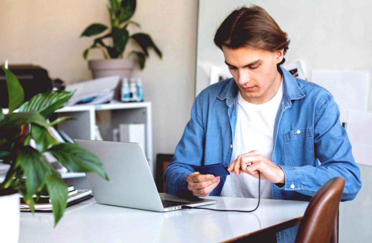 Financial planning workspace with business documents and analysis