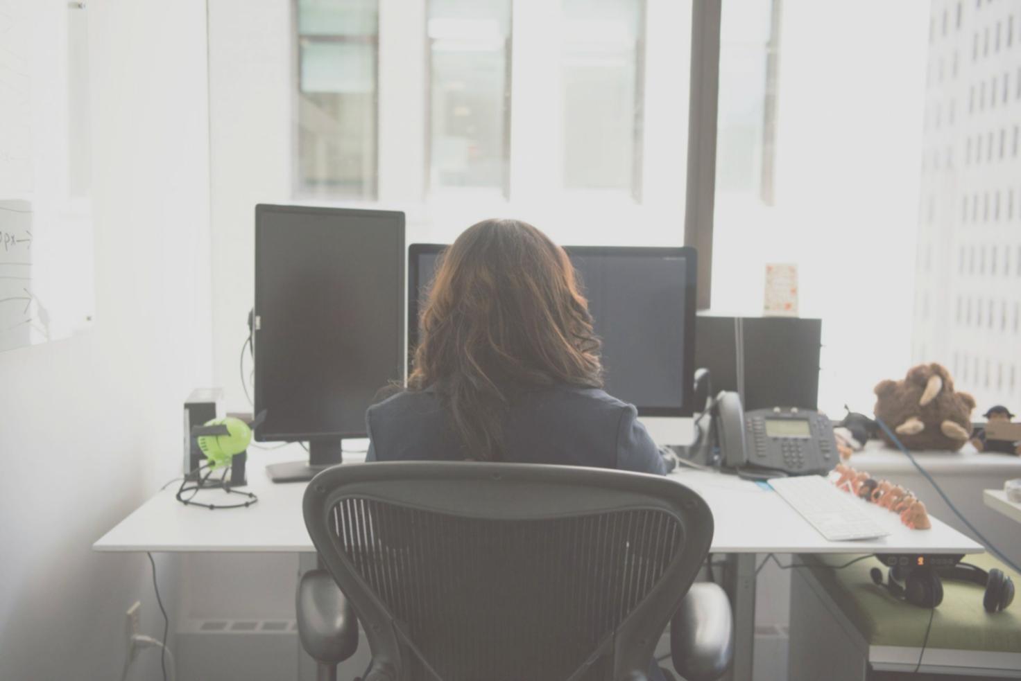 Business financial planning workspace