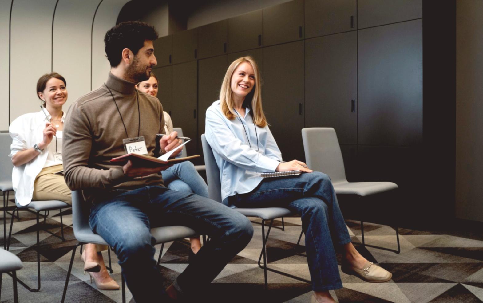 Business planning workspace with financial documents and laptop